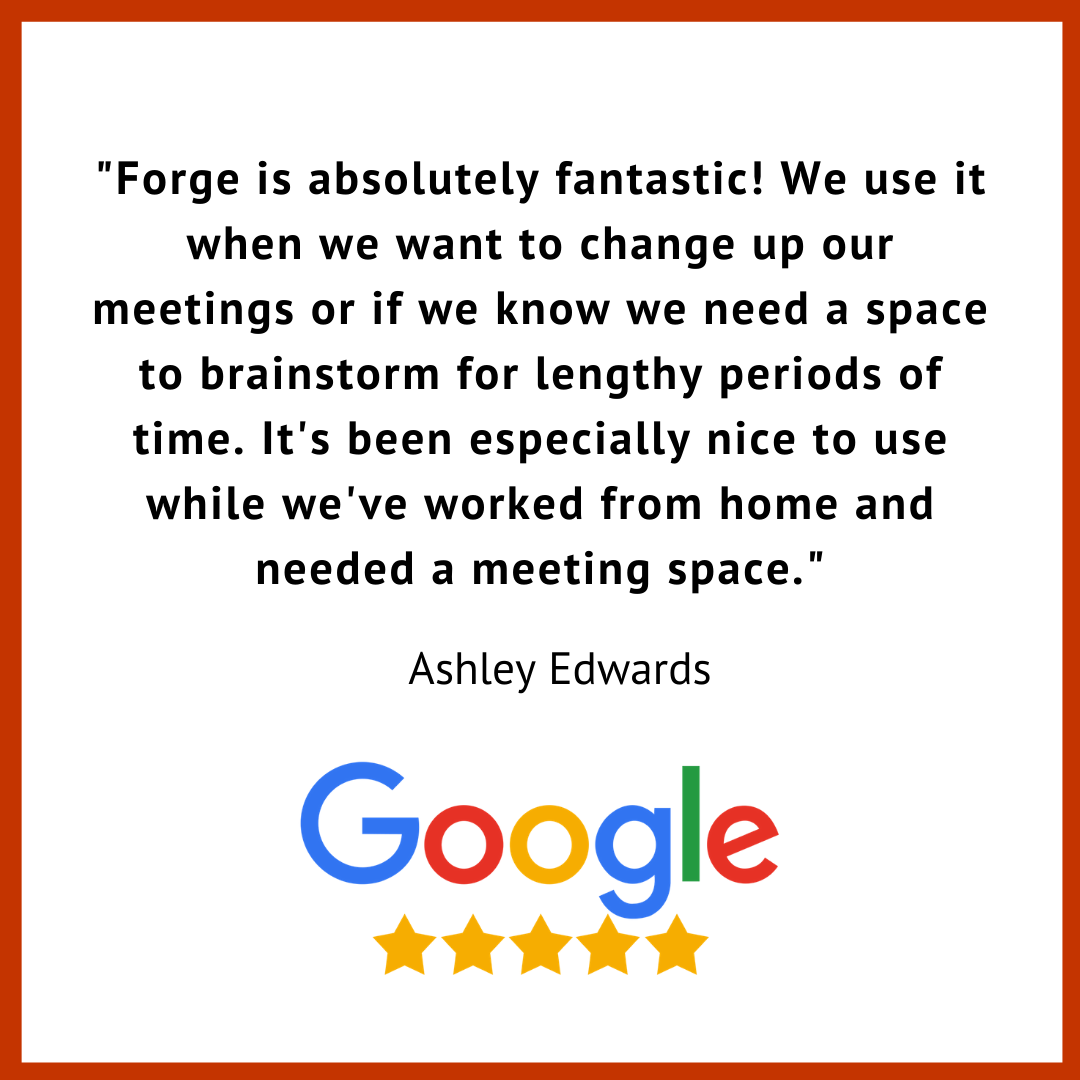 Forge Google Review
